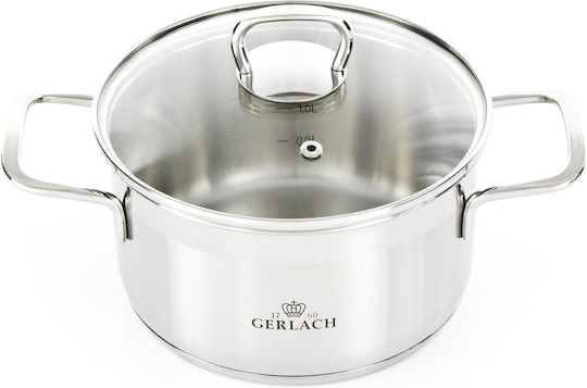 Gerlach Brava Töpfe Set aus Rostfreiem Stahl 8 Teile