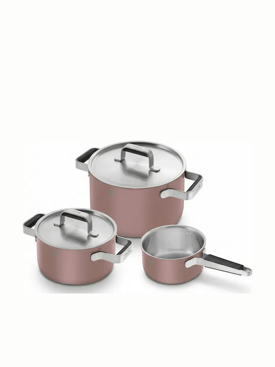 Zwilling J.A. Henckels Pure Σετ Κατσαρόλες από Ανοξείδωτο Ατσάλι 3τμχ