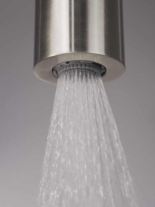 Deante Shower Column with Bathtub Mixer Gray