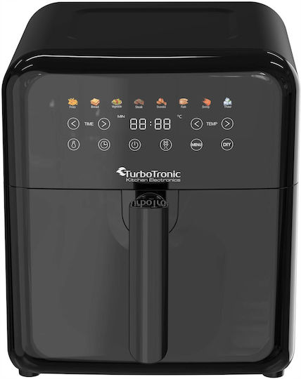 Turbotronic Heißluftfritteuse 6Es Schwarz TT-AF190