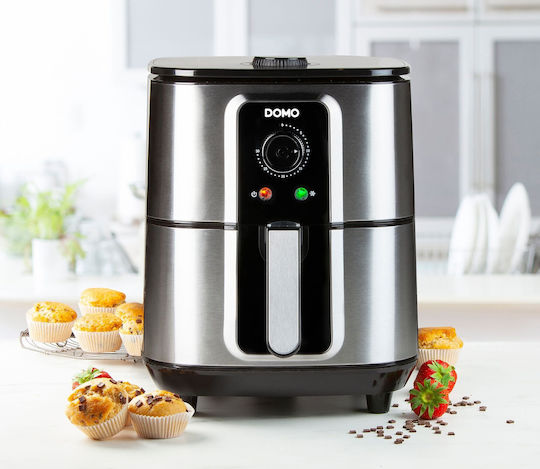 Domo Air Fryer 5.5lt Silver DO536FR
