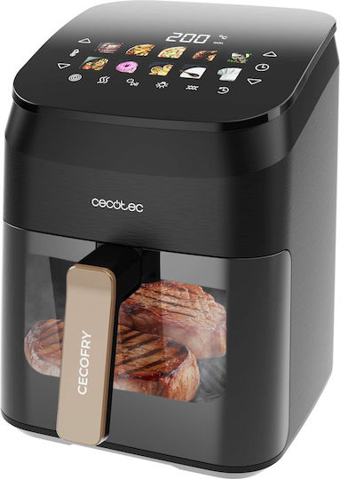 Cecotec Cecofry&Grill Smokin 4500 Air Fryer with Double Detachable Bucket 4.5lt Black