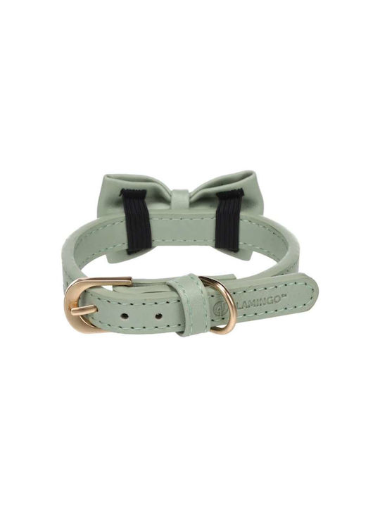 Flamingo Collar Bow Tie Nela Mint Green S M 31-39cm 20mm X 4mm Flamingo Collar Bow Tie Nela Mint Green S M 31-39cm 20mm X 4mm