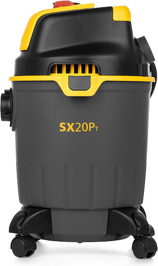 Stanley Σκούπα Υγρών / Στερεών 1200W με Πλαστικό Κάδο 20lt Μαύρη