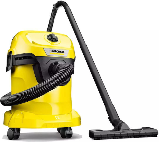 Karcher WD 3 V-15/6/20 Vacuum Wet / Dry 1000W with Stainless Bin 15lt