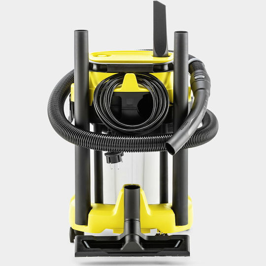 Karcher WD 3 S V-17/6/20 Car Aspirator Lichide / Solide 1000W cu Inoxidabil Recipient 17lt
