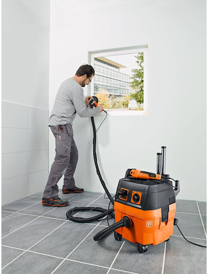 Fein Dustex 25 L Vacuum Wet / Dry 1380W with Plastic Bin 22lt