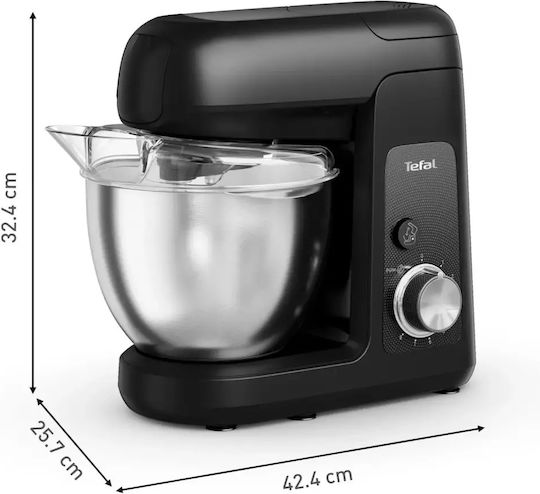 Tefal Bake Partner Mixează 1100W cu Vas din Oțel Inoxidabil 4.6lt