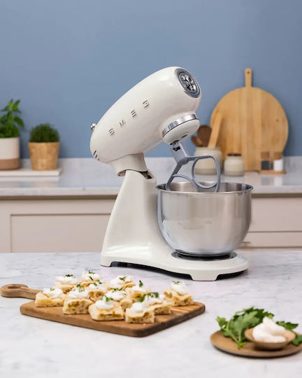 Smeg Стенд миксер 1000W с Неръждаема Купа 4.8лт