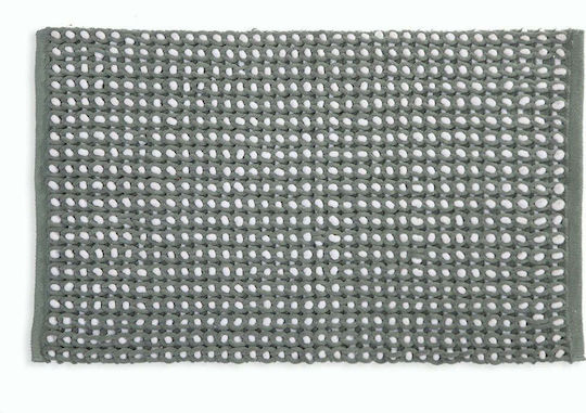 Nef-Nef Homeware Rutschfestes Badematte Chrystabel 031825 Grünes 60x90cm