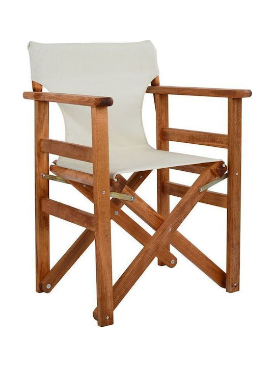 Director's Chair Wooden Sunset Karydi / Ekru 60x51x86cm