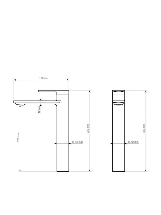 Granitan Tall White Sink Mixing Faucet