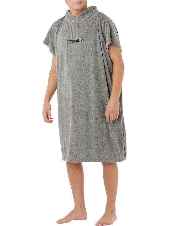 Rip Curl Hooded Beach Poncho Gray