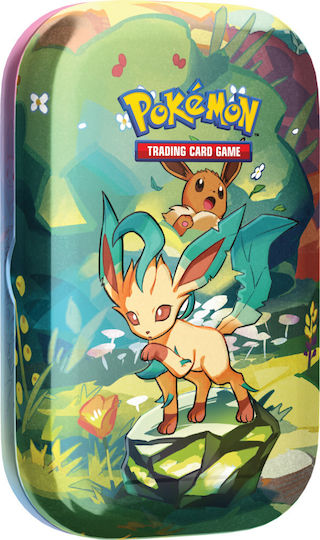 Pokemon Leafeon Prismatic Evolutions Tin