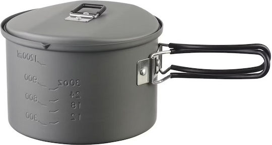 Camping Cookware Set Esbit Pt1600ha Pot 1.6 L Aluminium Black