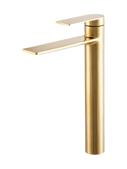 Granitan Mixing Sink Faucet Tall Gold