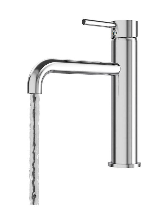 Granitan Retro Waschbeckenarmatur Silber