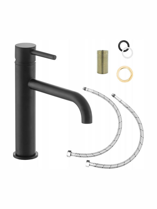 Granitan Retro Waschbeckenarmatur Schwarze
