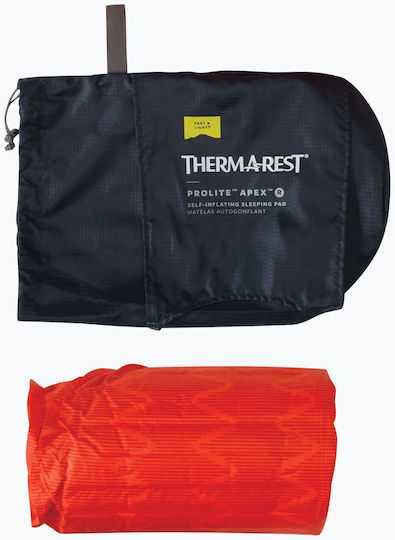 Thermarest Self-Inflating Single Camping Sleeping Mat 196x64cm Thickness 5cm Red