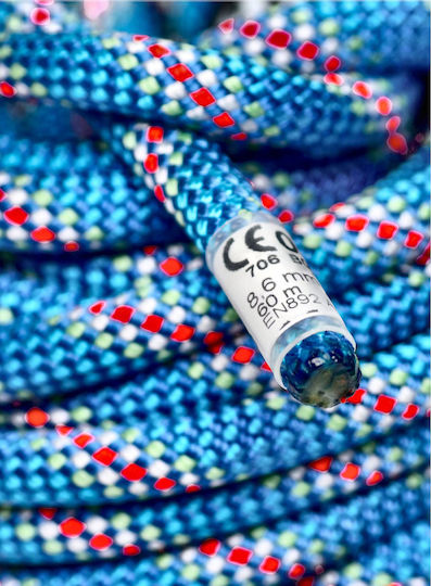 Beal Cobra II BC086C.60GD.B Dynamic Climbing Rope with Length 60m Blue
