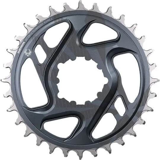 Sram X-sync 2 Chainring 34t Direct Mount 3mm Offset Boost Eagle Cold Forged Lunar Grey