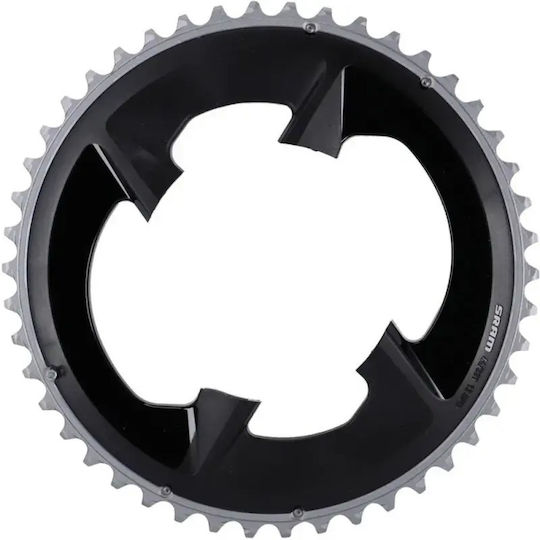 Disc Sram Road 46t 107bcd 2x12 Rival Black With Cover Plate
