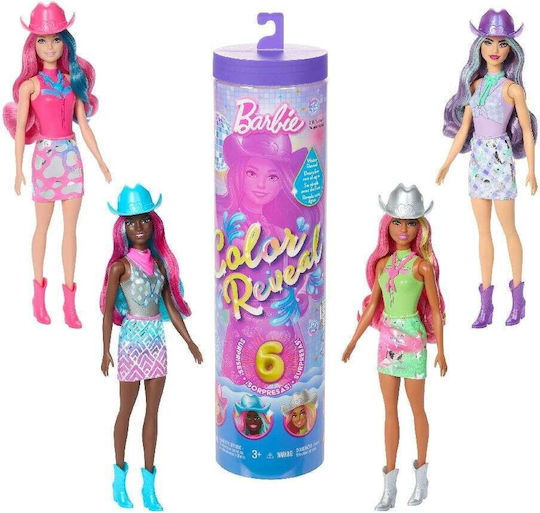 Barbie Disco Star Series Κούκλα Color Reveal για 3+ Ετών