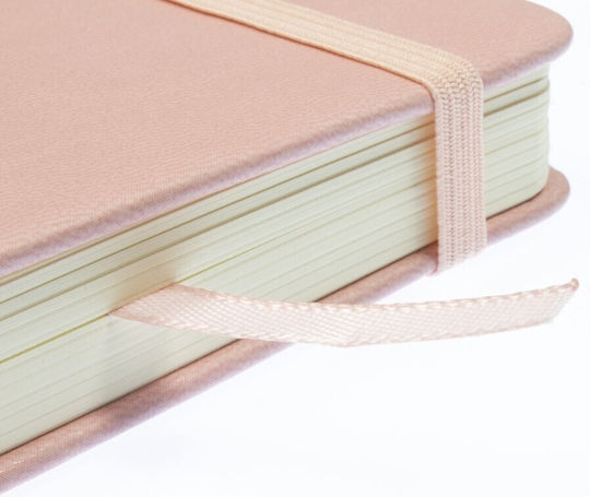 Sketchbook 12 X 12cm Old Pink 140gr 160σελ Λαστιχο Σκληρο Εξωφυλλο Kangaro