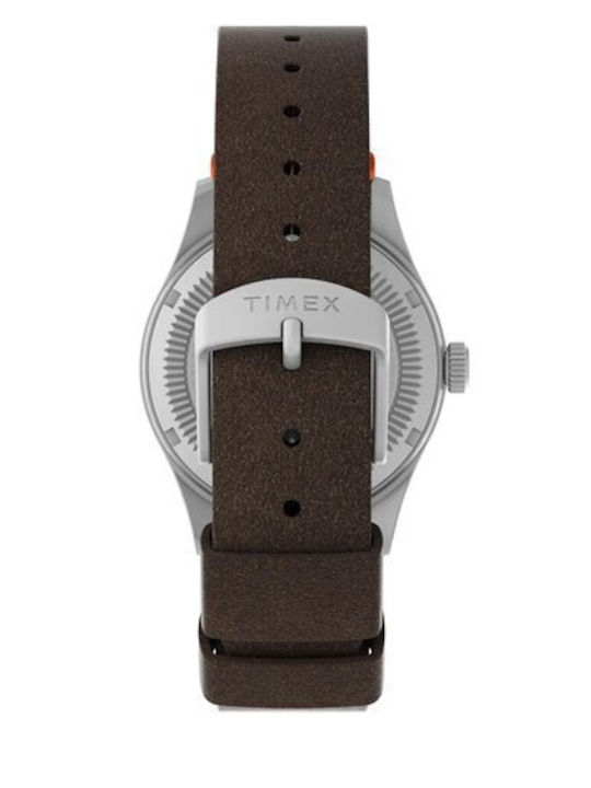 Timex Ρολόι Μπαταρίας με Δερμάτινο Λουράκι