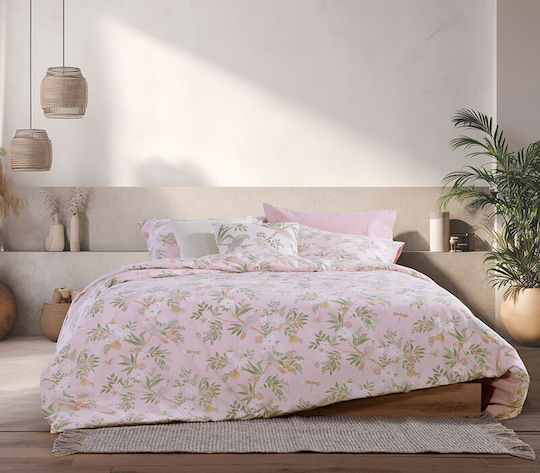 Nef-Nef Homeware Dreamel Σετ Μονό 3τμχ 170x270εκ. Ροζ