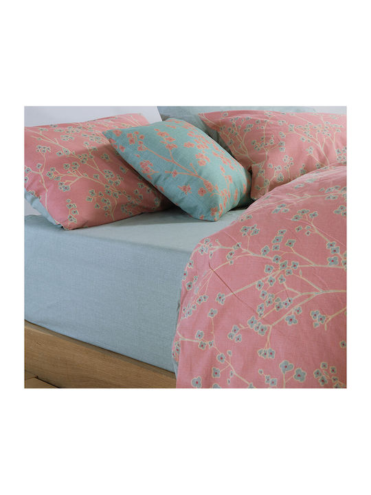 Nef-Nef Homeware Floriva Σετ Σεντόνια Μονά 170x270εκ. 3 (3τμχ)