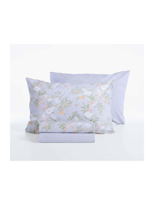 Nef-Nef Homeware Dreamel Подредба Чаршафи Единични 170x270см Розови 3 Бройки