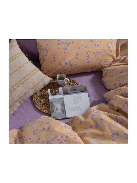 Nef-Nef Homeware Floriva Double Bed Sheets Set 240x270cm 4 Pieces