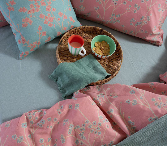 Nef-Nef Homeware Floriva Комплект Чаршафи За Двойно Легло 240x270см 4 Части (4бр)