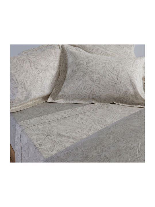 Nef-Nef Homeware Tundra Double Bed Sheets Set 240x270cm 4 Pieces