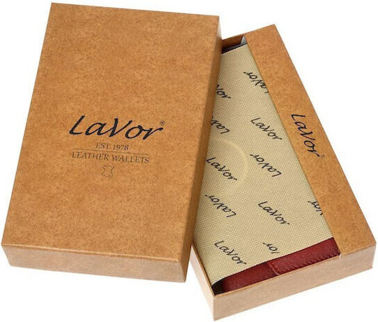 Lavor Καπνοθήκη Δερματίνη Μαγνητικό Κούμπωμα Κοκκινο