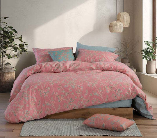 Nef-Nef Homeware Floriva Подредба Чаршафи Единични с Еластична Лента 100x200+35см Жълт (3 Бройки)