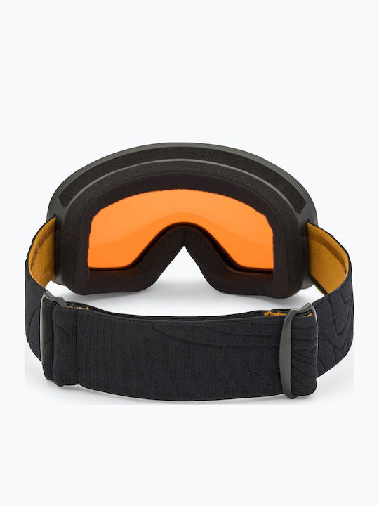 Alpina Quattroflex Ski & Snowboard Goggles Adults Black with Polarized / Photochromic Lens in Gold Color