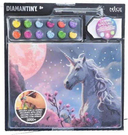 Mosaic Craft Diamantiny Fantasy Pink Unicorn