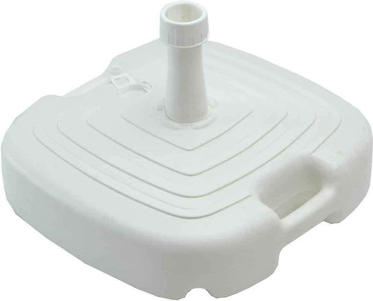 Unigreen Continental Umbrella Base Water - Sand Plastic 25lt Square White