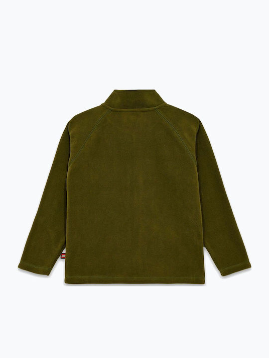 Cardigan pentru copii Fleece Kaki