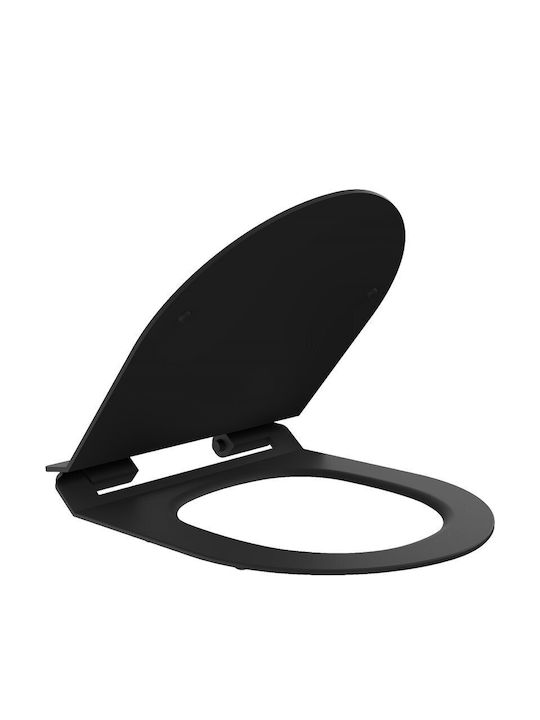 Mexen Capac WC Slim Închidere Lentă Plastic Negru