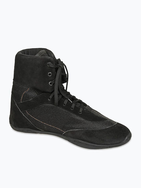DBX Bushido ARS-2051B Hohe Schwarze Boxschuhe