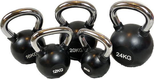 Power Force Kettlebell από Λάστιχο 12kg Μαύρο