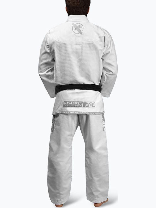 Hayabusa Uniformă Ușoară Pentru Bărbați Jiu Jitsu Albă