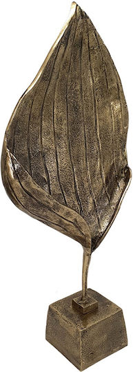 Artekko Διακοσμητικό Φύλλο Luxe από Μέταλλο 35.5x14x78cm