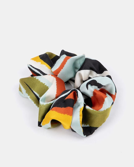 Scrunchie Satin Μέγεθος One Size Multi Zebra