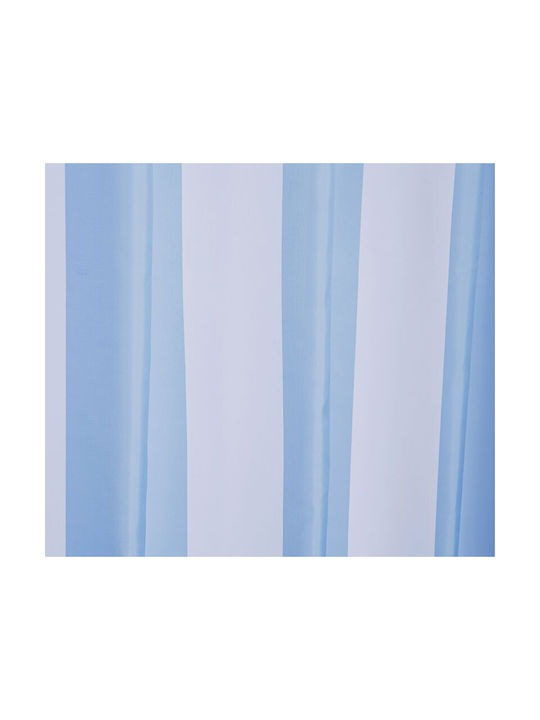 Nef-Nef Homeware Vertia Denim Κουρτίνα Μπάνιου 180x200cm Denim