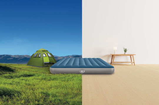 Intex Saltea Gonflabilă De Dormit Dublă Cu Pompă Integrată Prestige Downy 203x152x25cm