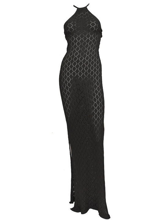 Rock Club Women's Maxi Beach Dress Black